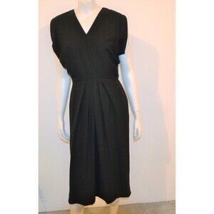 Vintage Dress Black Bombshell Wiggle Timeless Flattering